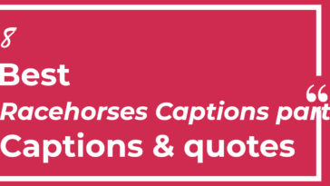 Top Best 8 Racehorses Captions part II with Texts and Photos